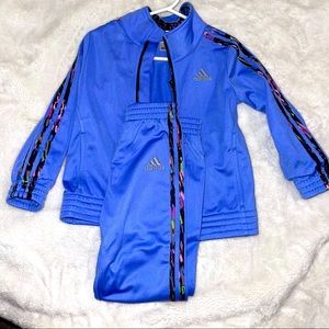 Toddler girls adidas track suit